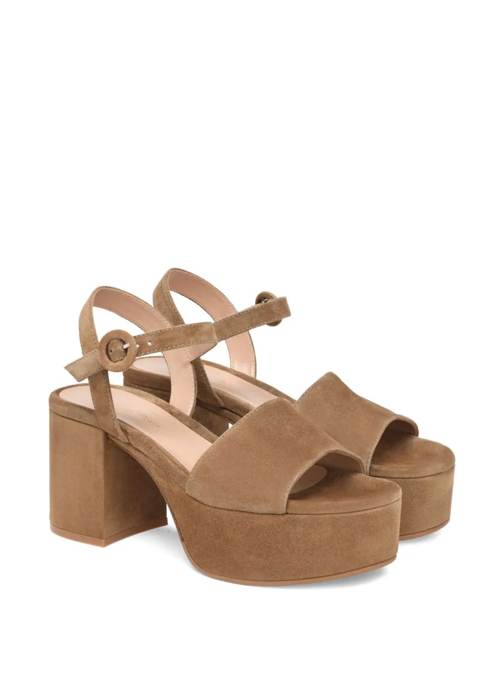 Gianvito Rossi 35 mm Carol sandalen Beige