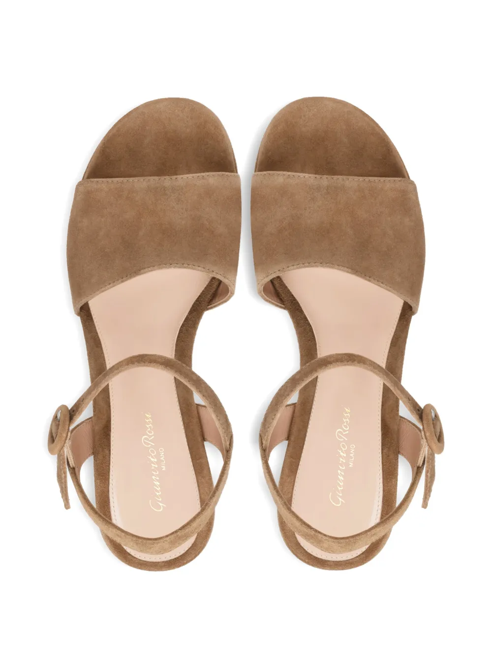 Gianvito Rossi 35 mm Carol sandalen Beige