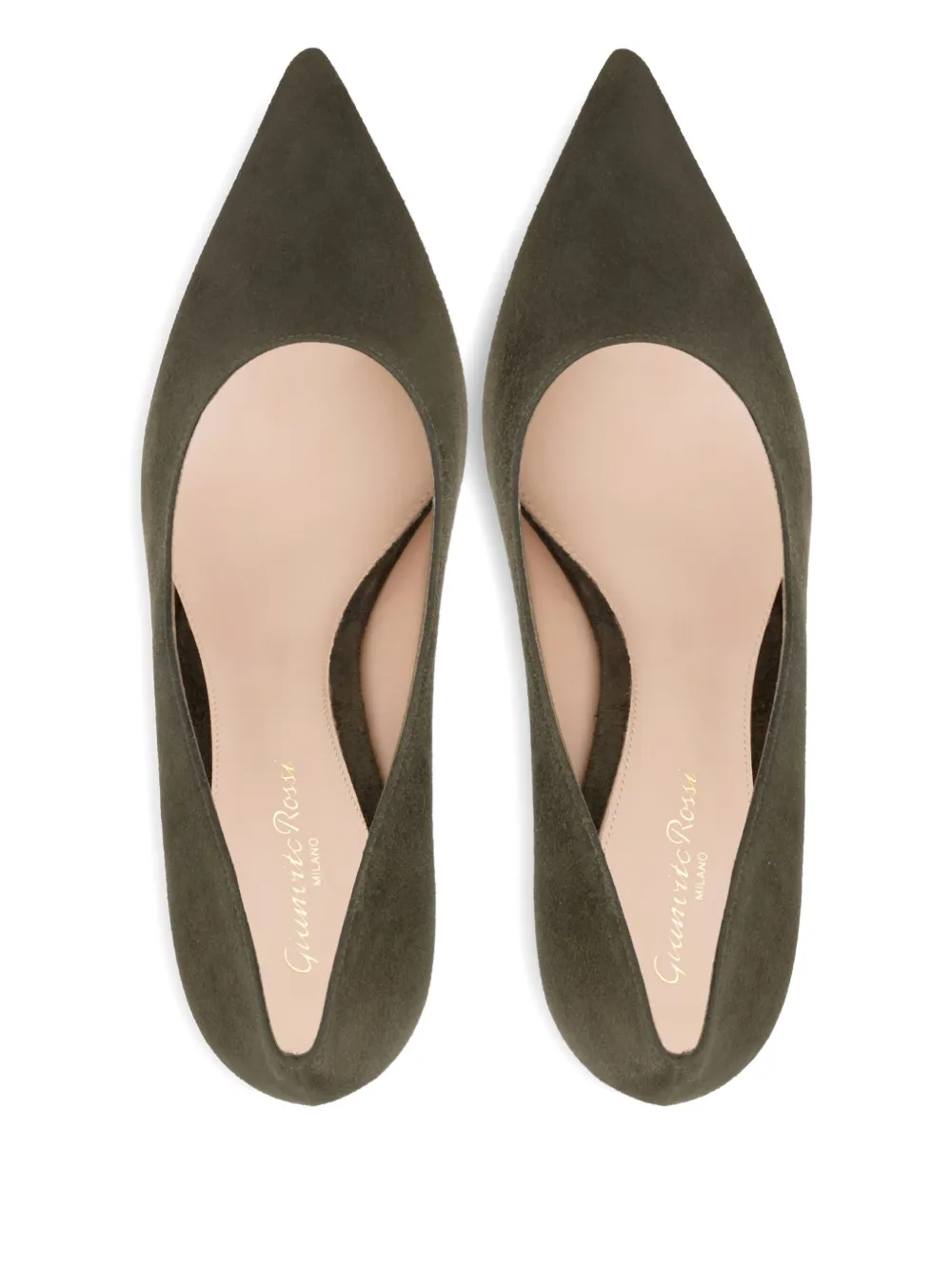 Gianvito Rossi 85mm Gianvito suede pumps Green
