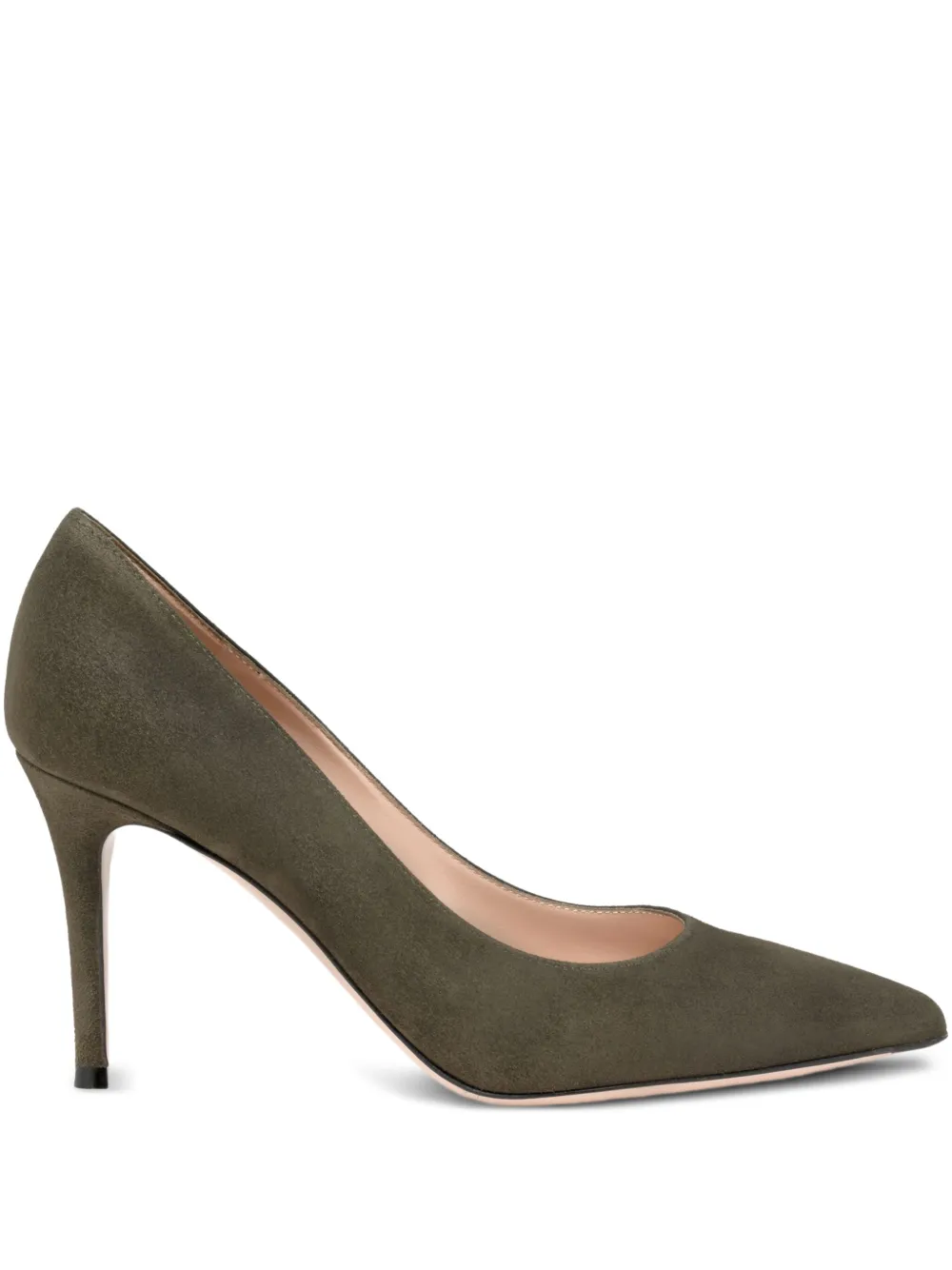 Gianvito Rossi 85mm Gianvito suede pumps | Green | Image 1