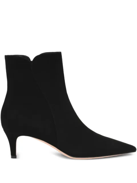 Gianvito Rossi بوت كاحل 'ليفاي' بكعب 55 ملم