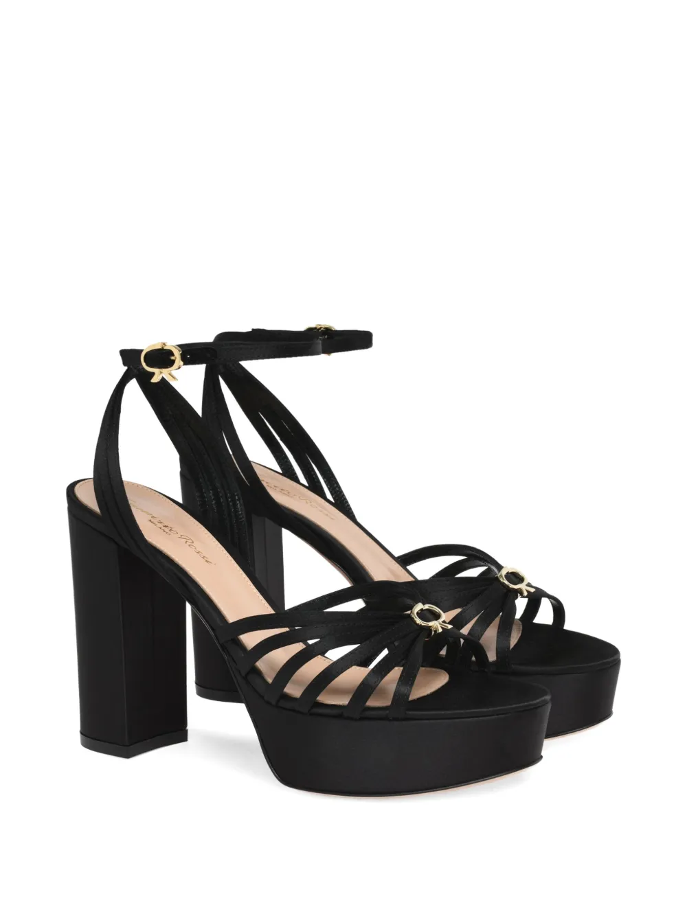 Gianvito Rossi 70 mm Rita sandalen Zwart