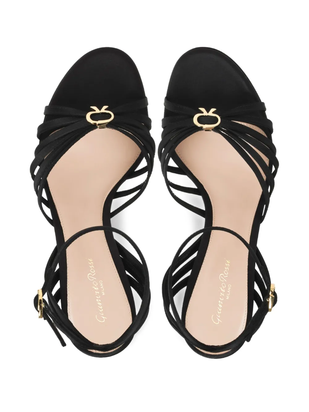 Gianvito Rossi 70 mm Rita sandalen Zwart
