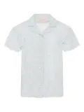MC2 Saint Barth Kids broderie anglaise shirt - Blue