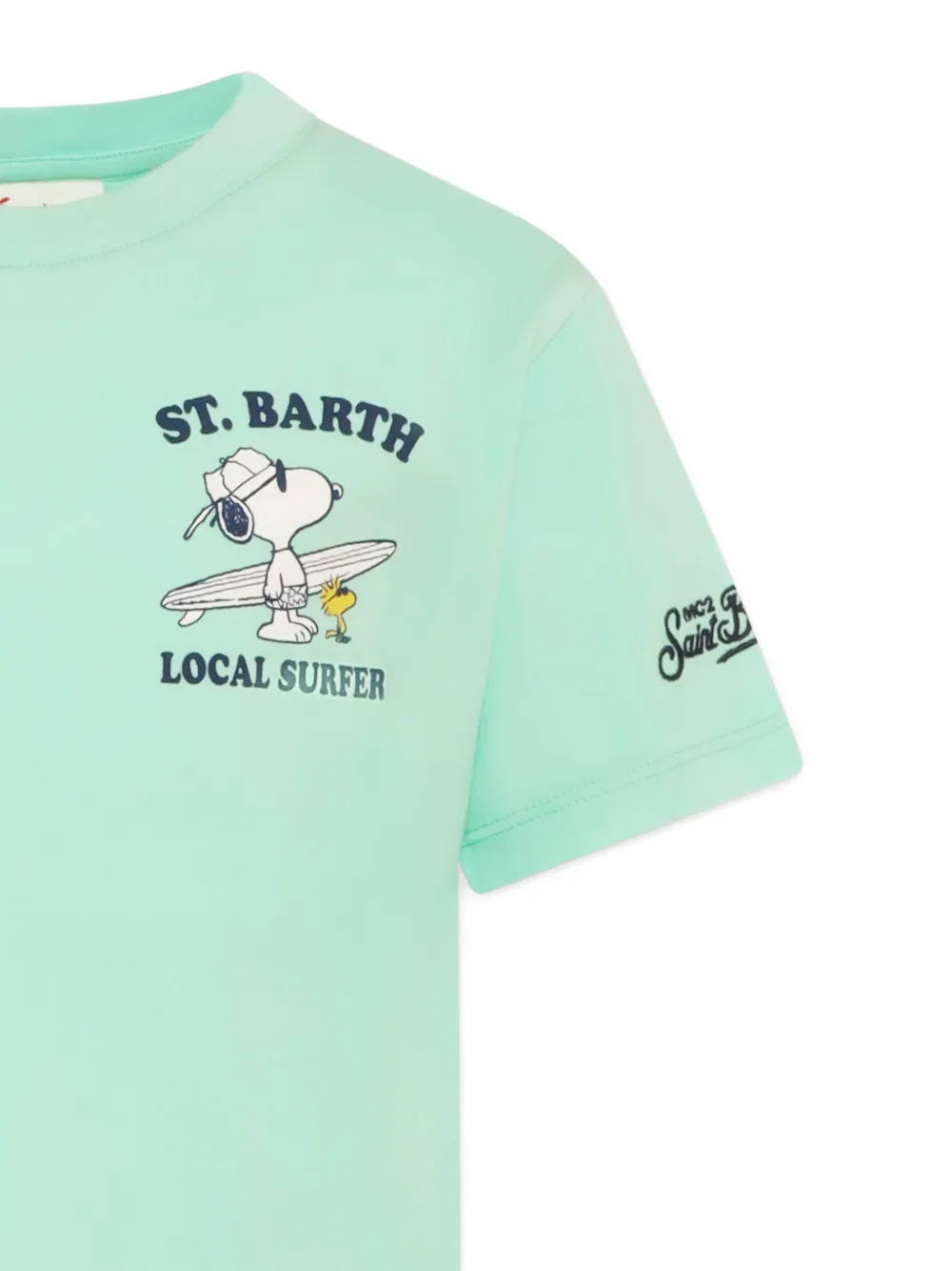 MC2 Saint Barth Kids Katoenen T-shirt Groen