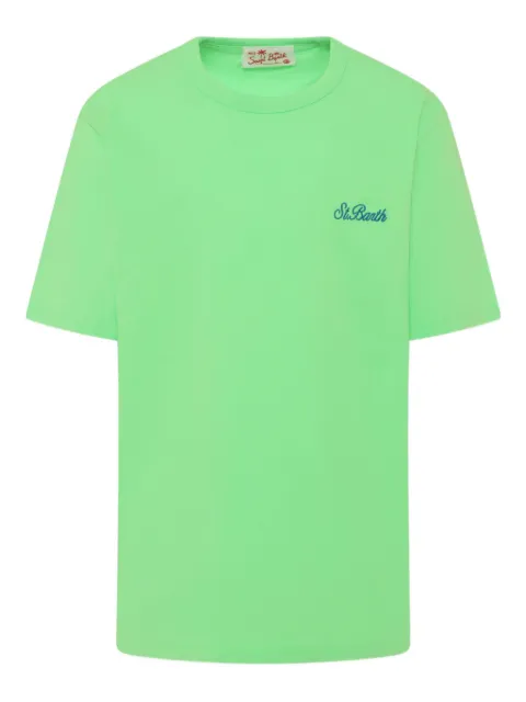 MC2 Saint Barth Kids logo-embroidered T-shirt