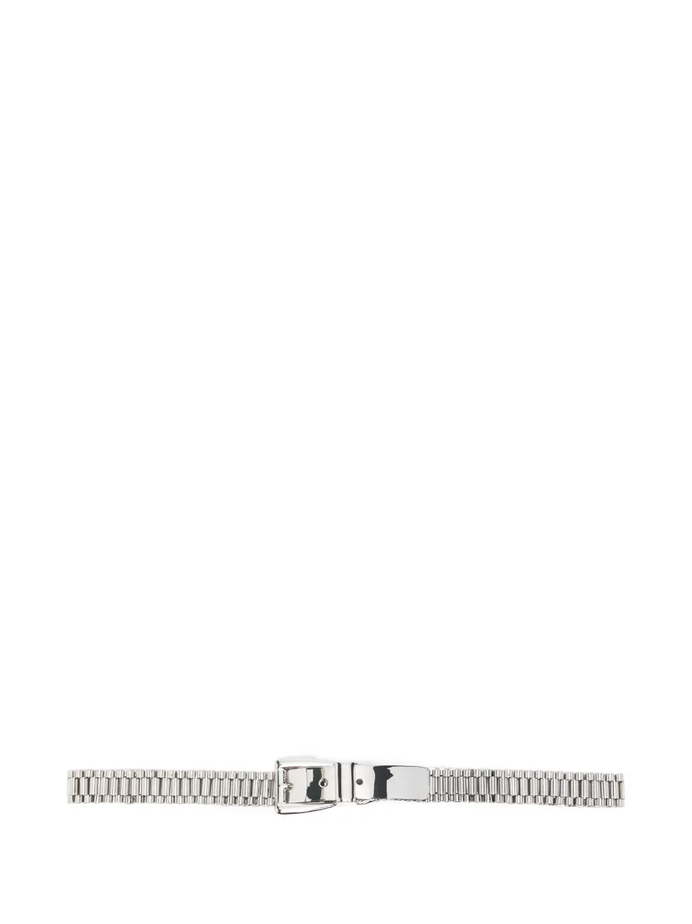 Brandon Maxwell Cintura Celeste Watch metallizzata - Argento