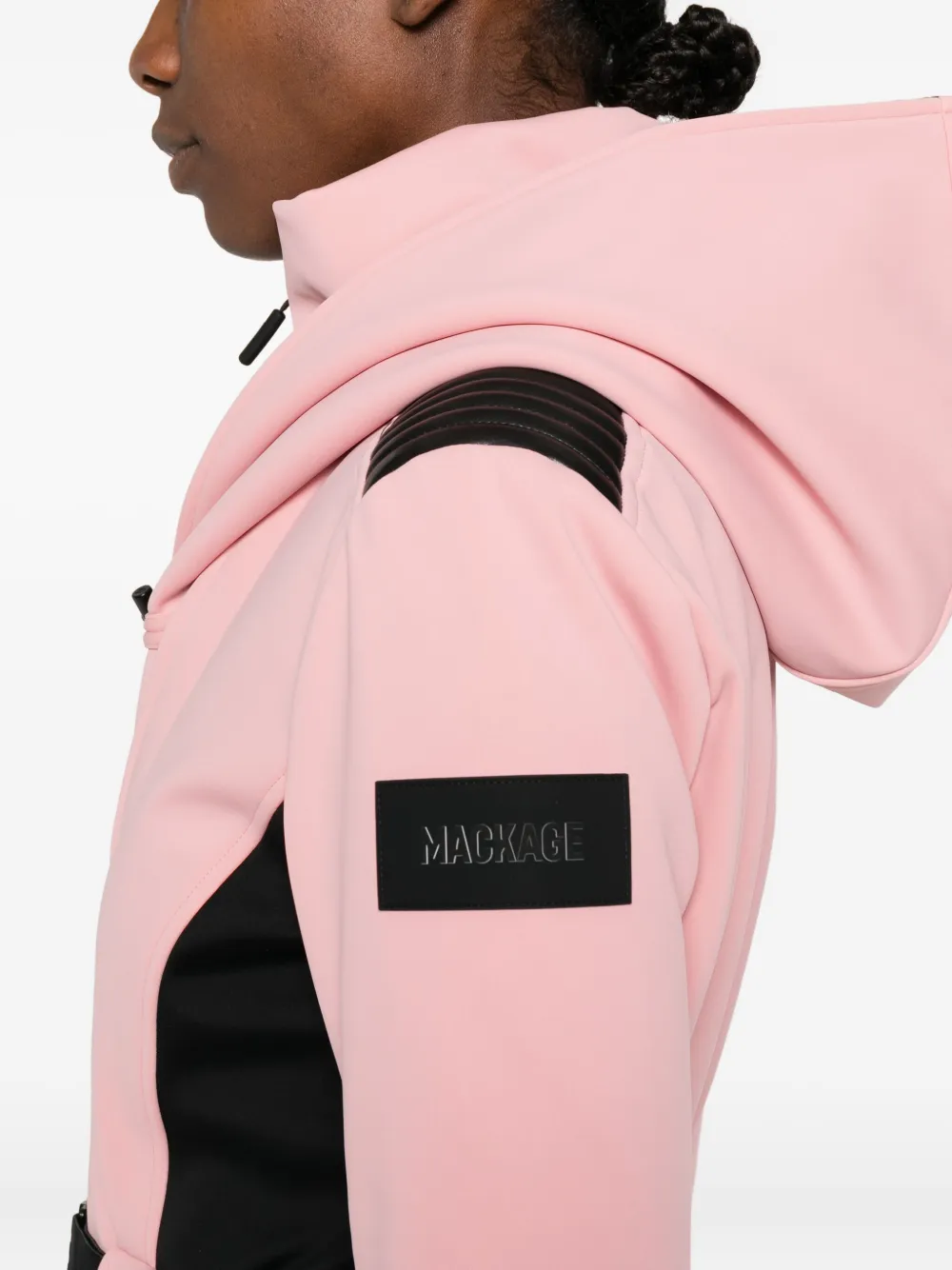 Mackage Elle -zr Hooded Ski Suit In Pink