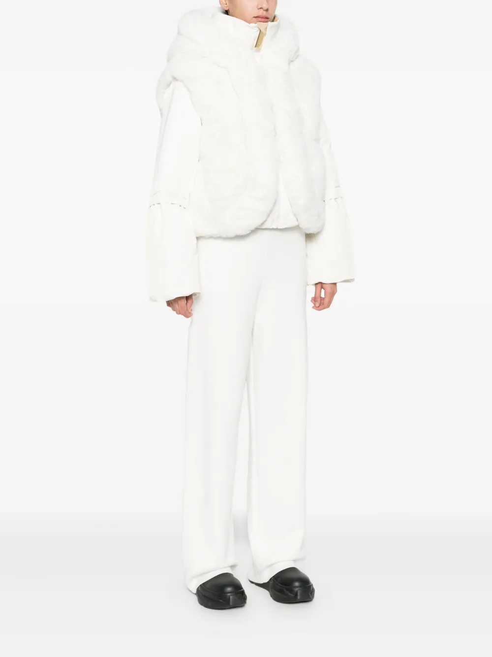 Goldbergh Amore Zip-up Ski Jacket In White