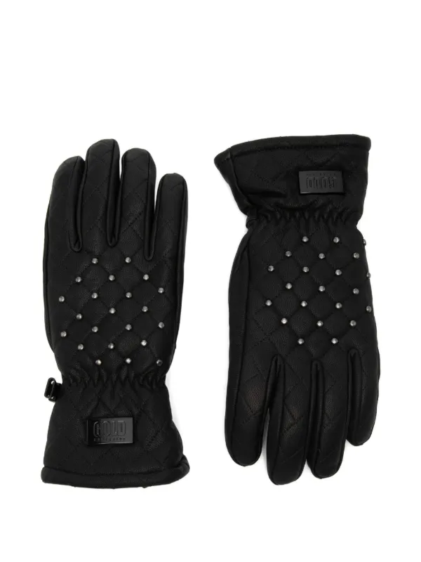 Goldbergh Gesteppte Handschuhe | Schwarz | FARFETCH DE