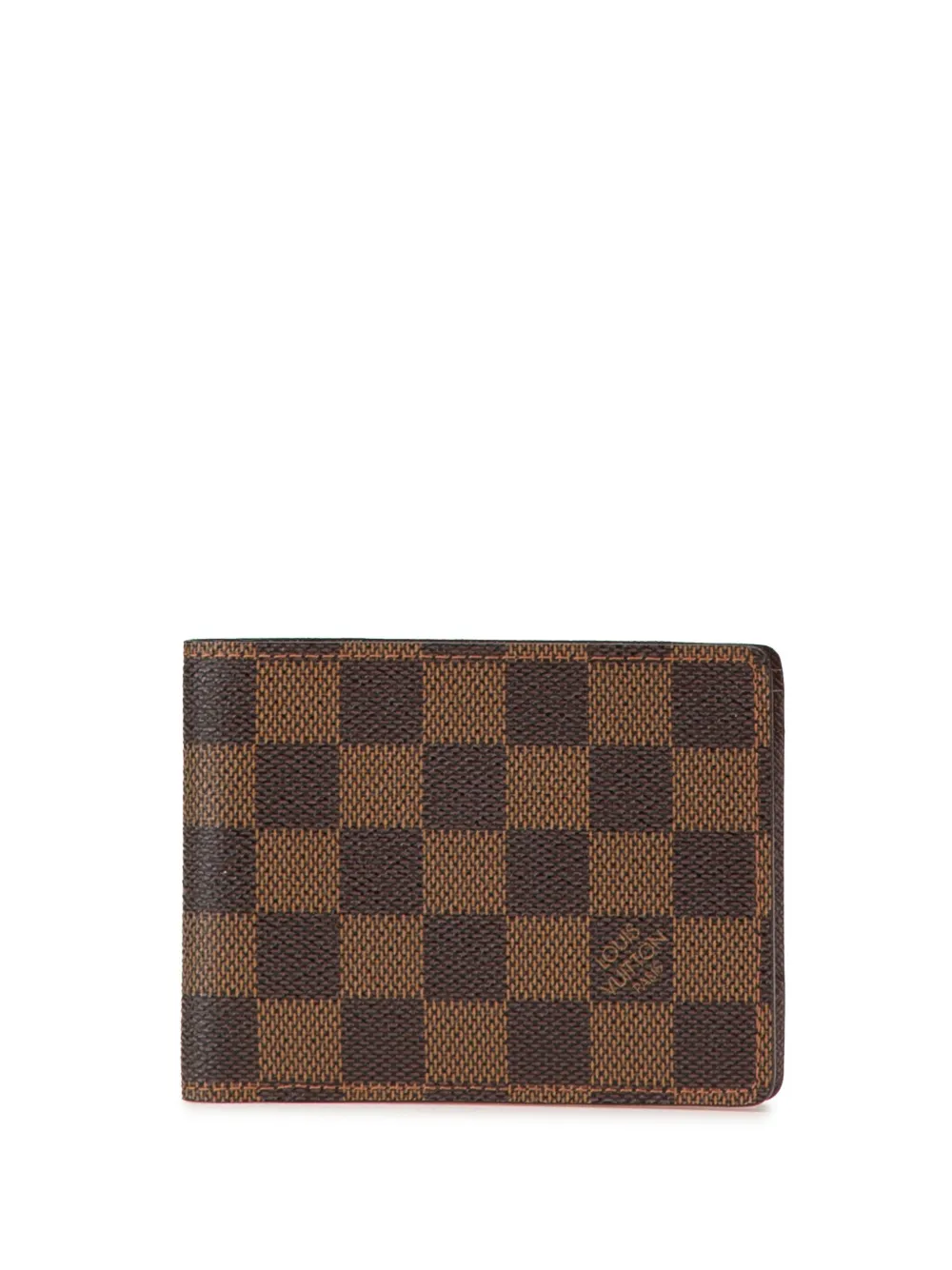 Louis Vuitton Pre-Owned 2006 Damier Ebene Multiple Bifold Wallet small Louis Vuitton Pre-Owned 2006 Damier Ebene Multiple Bifold Wallet small