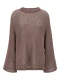 The Garment cotton-blend jumper - Brown