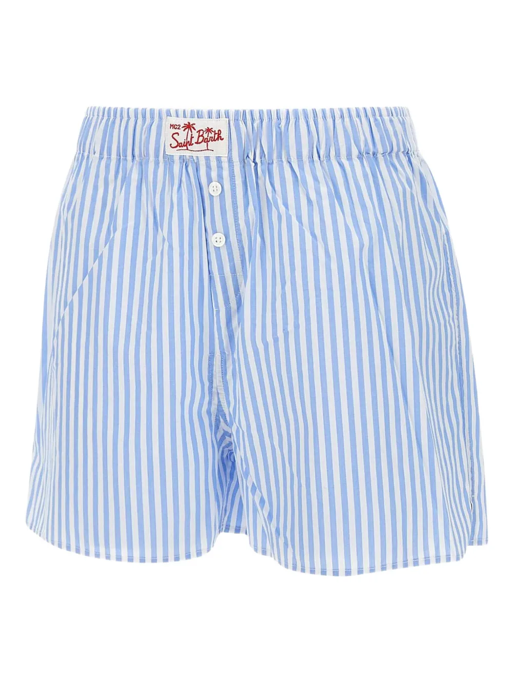 MC2 Saint Barth Gestreepte shorts Blauw