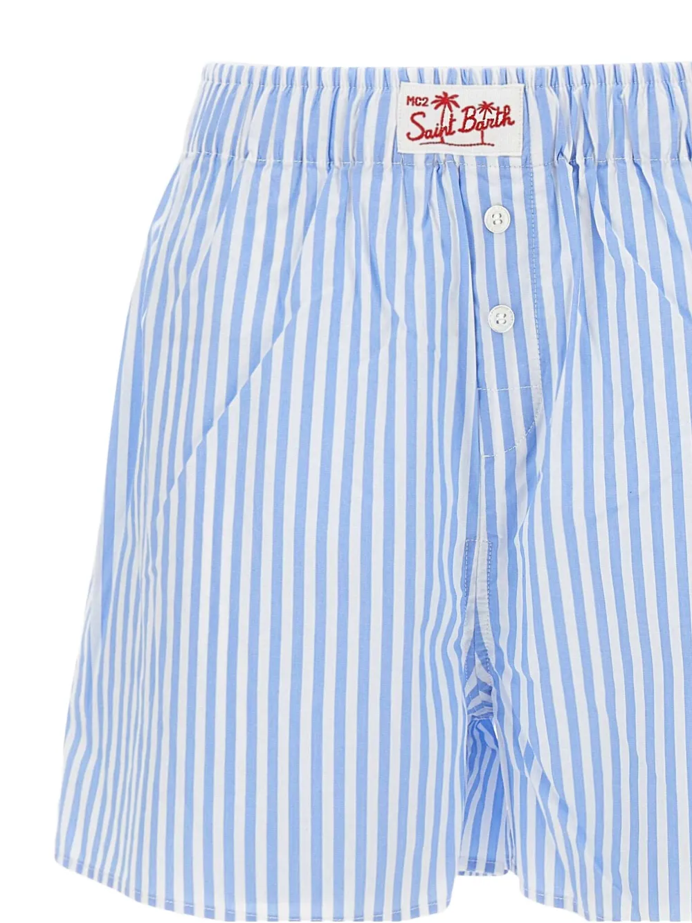 MC2 Saint Barth Gestreepte shorts Blauw