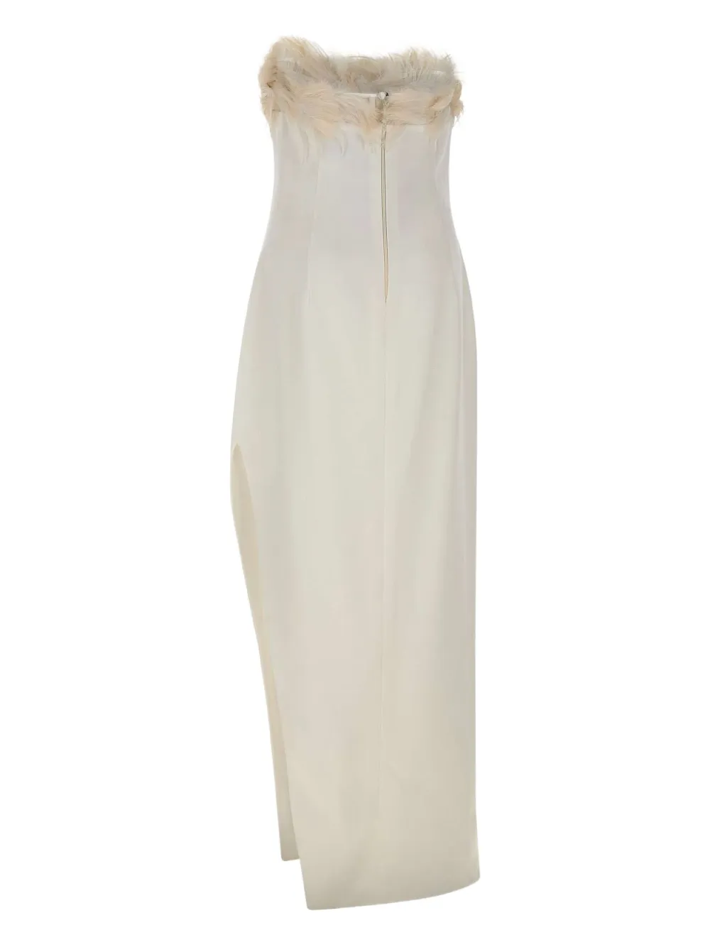 Isabel Sanchis Katsuhiro satin dress - Wit