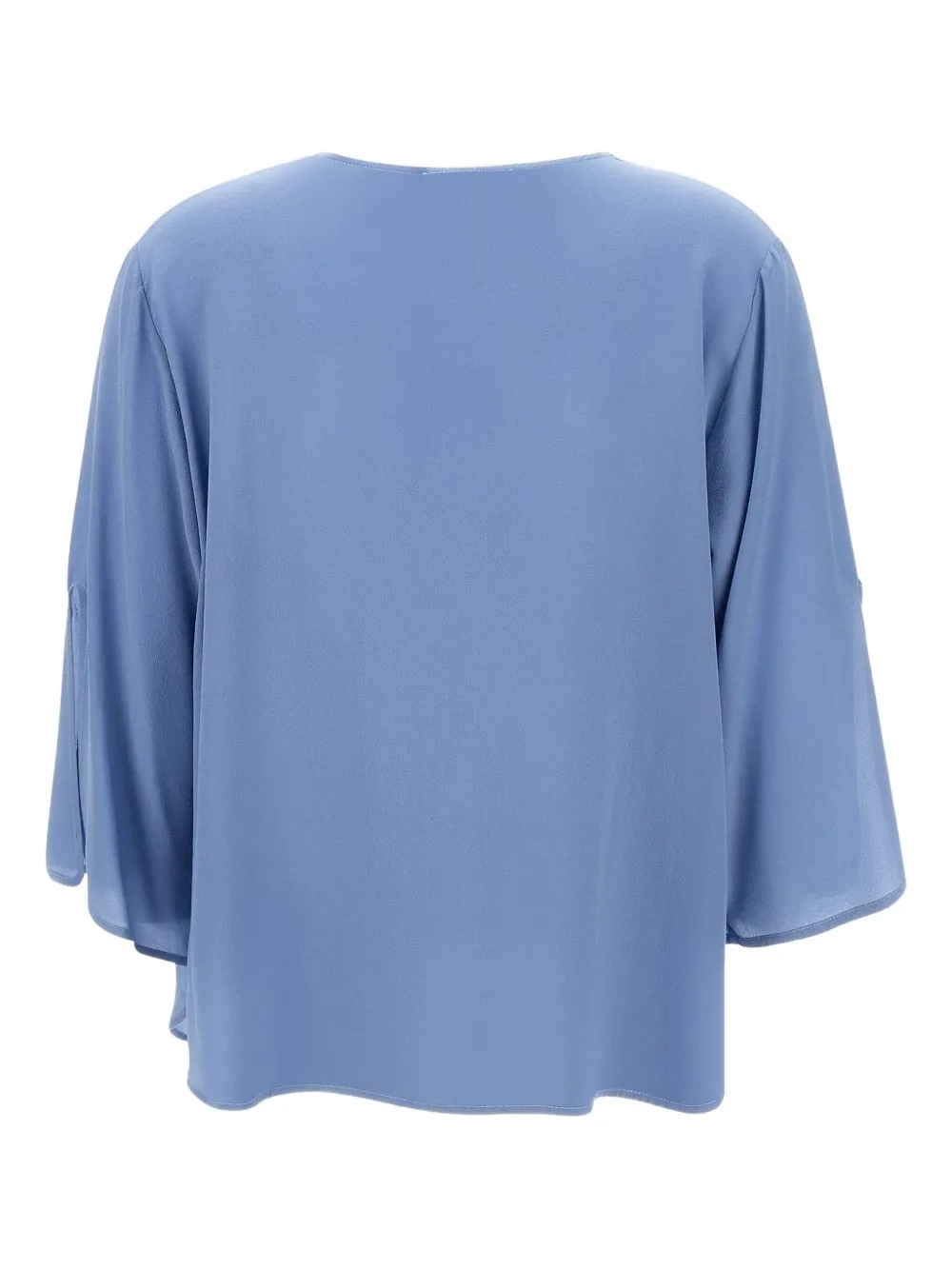 Kangra silk blouse - Blauw