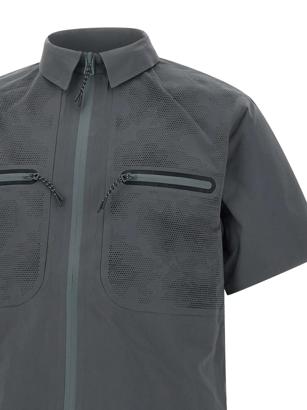 Shop Alpha Industries Zip-up Shirt