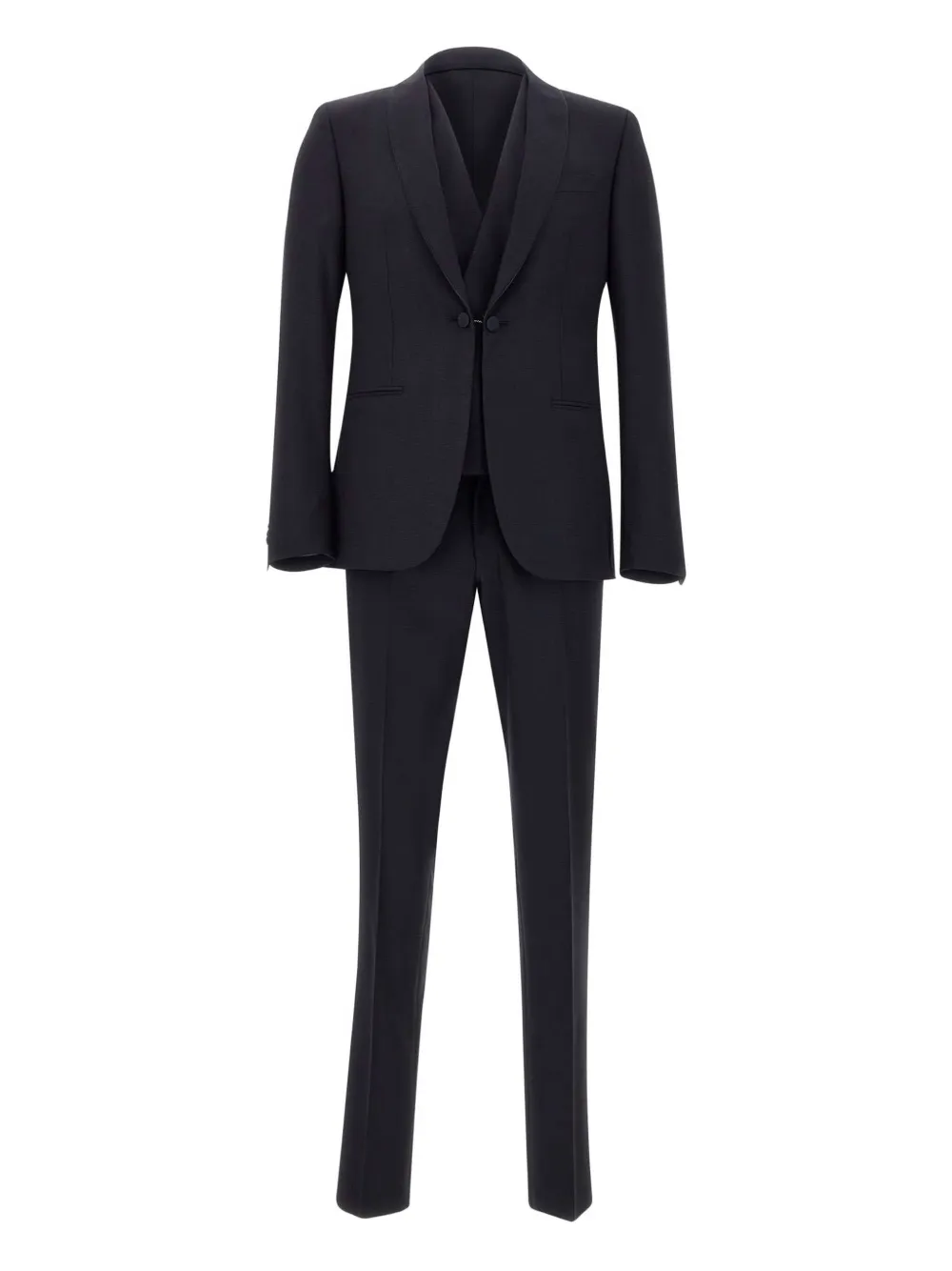 Corneliani Pak met enkele rij knopen Zwart