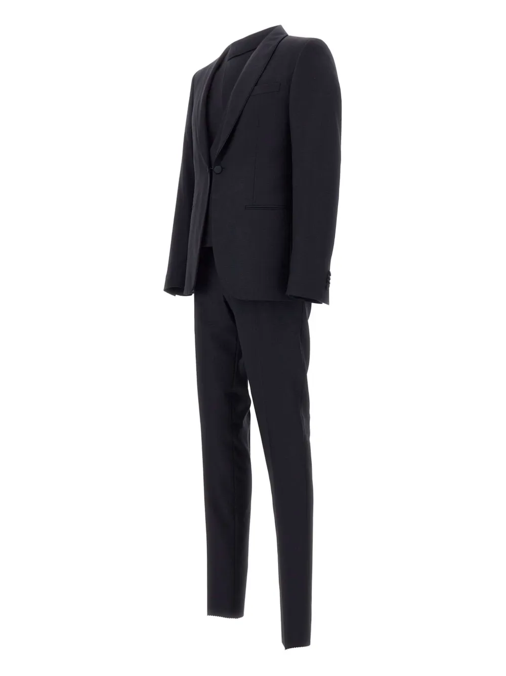 Corneliani Pak met enkele rij knopen Zwart