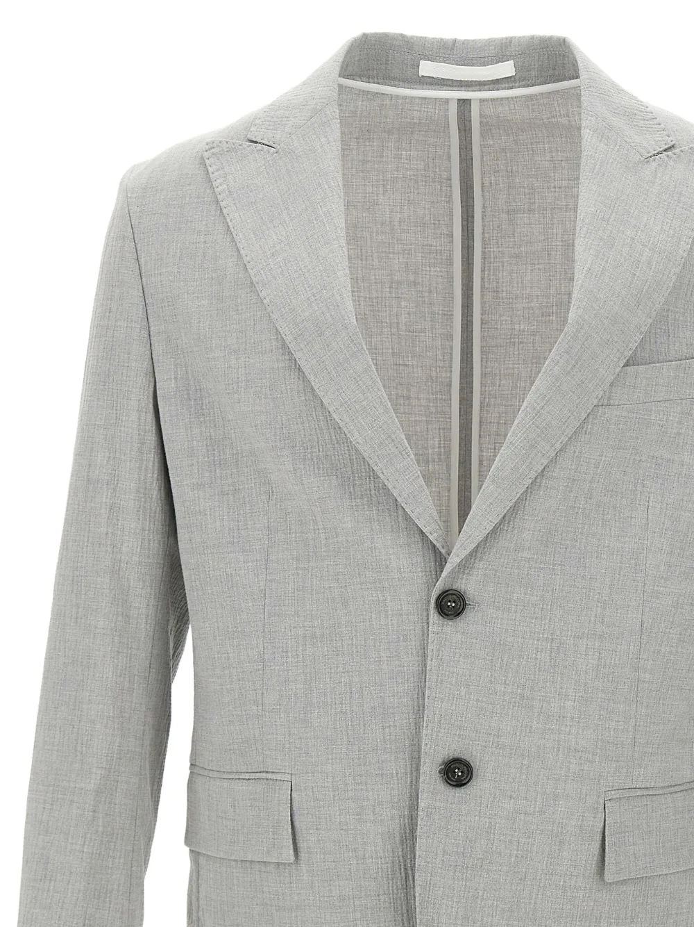 Paolo Pecora Crêpe blazer Grijs