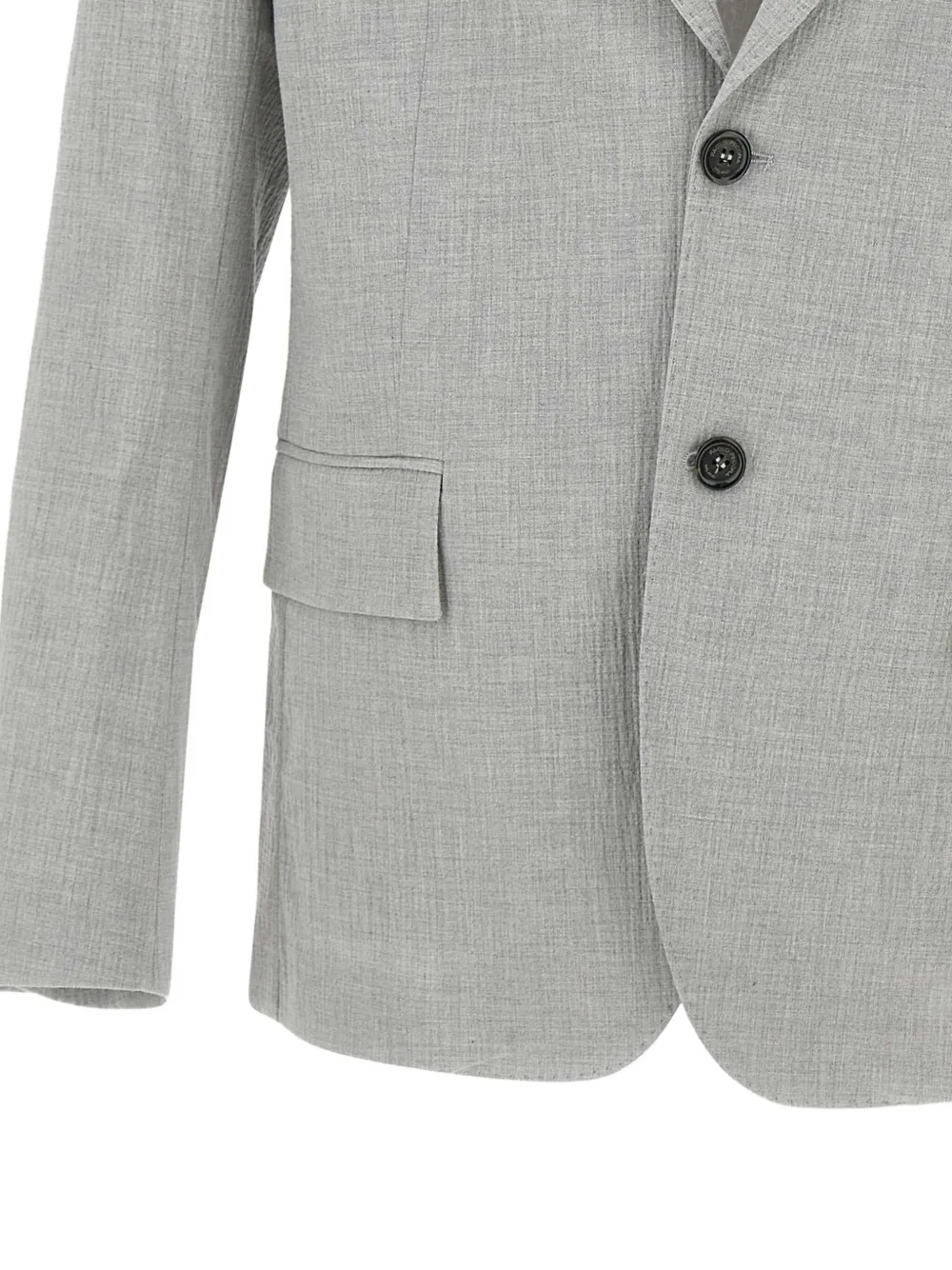 Paolo Pecora Crêpe blazer Grijs