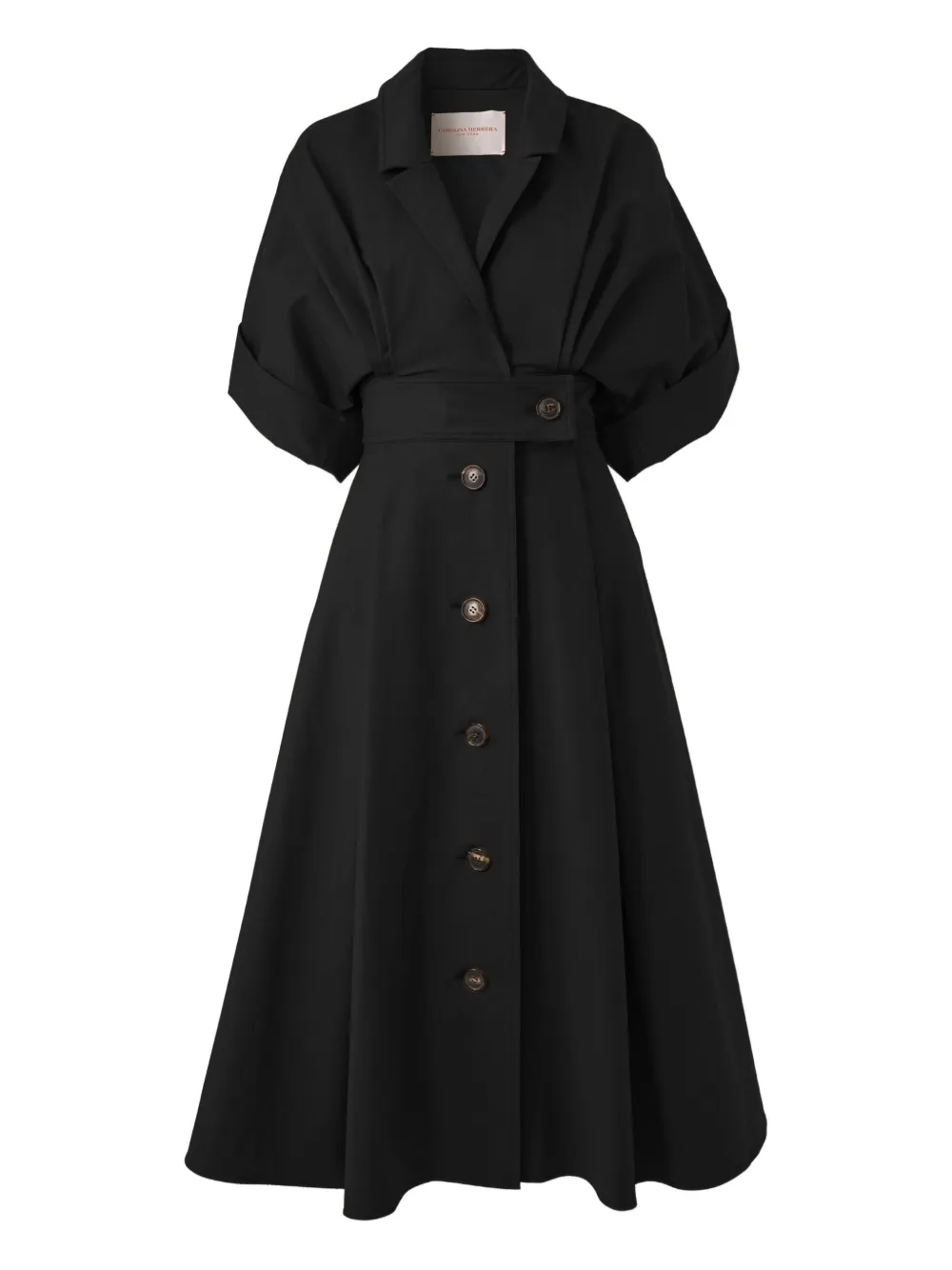 Carolina Herrera Poplin Midi Dress