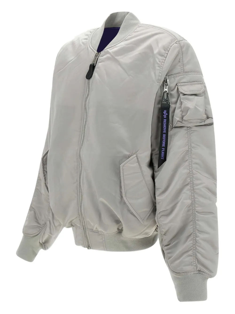 ALPHA INDUSTRIES ZIP-UP BOMBER JACKET 