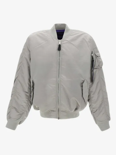 Alpha Industries zip-up bomber jacket
