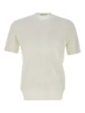 Paolo Pecora patterned-jacquard T-shirt - White