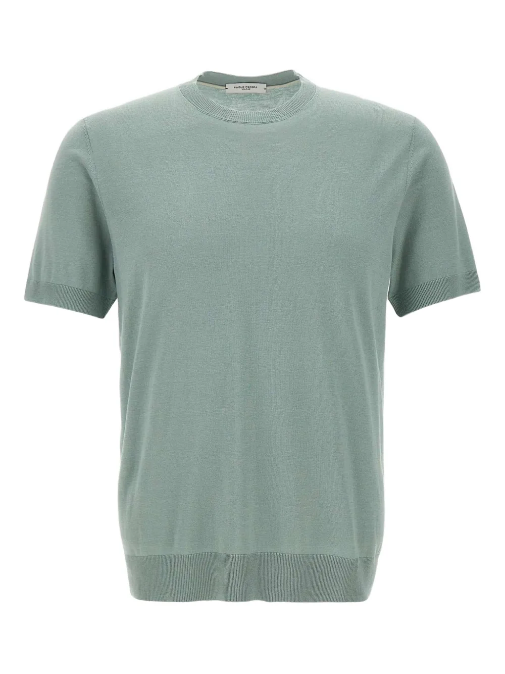 Paolo Pecora silk-blend T-shirt | Green | Image 1