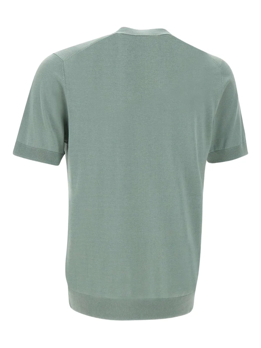 Paolo Pecora T-shirt van zijdemix Groen