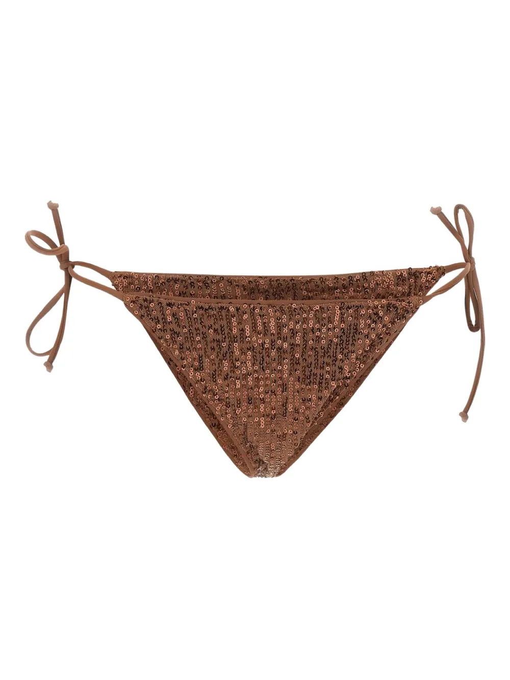 MC2 Saint Barth sequin-embellished bikini bottoms | Brown | Image 1