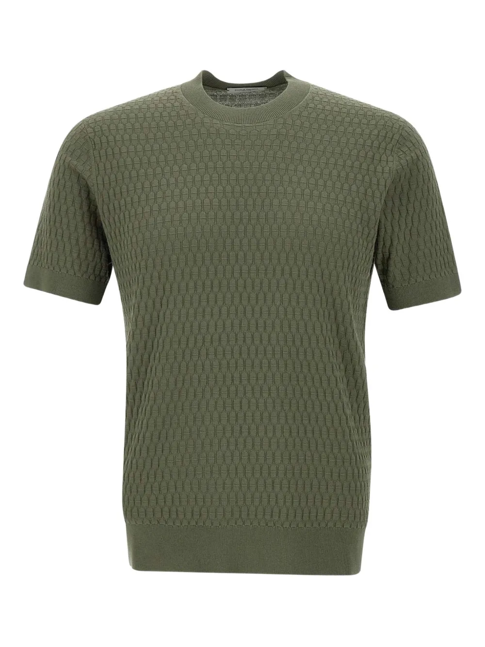 Paolo Pecora patterned-jacquard T-shirt | Green | Image 1