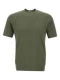 Paolo Pecora patterned-jacquard T-shirt - Green