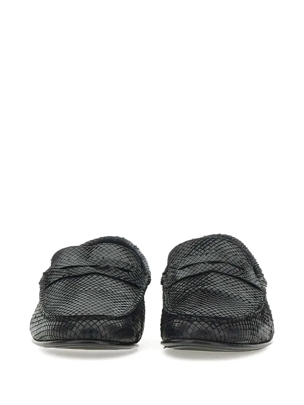 Paul Smith leather loafers Black