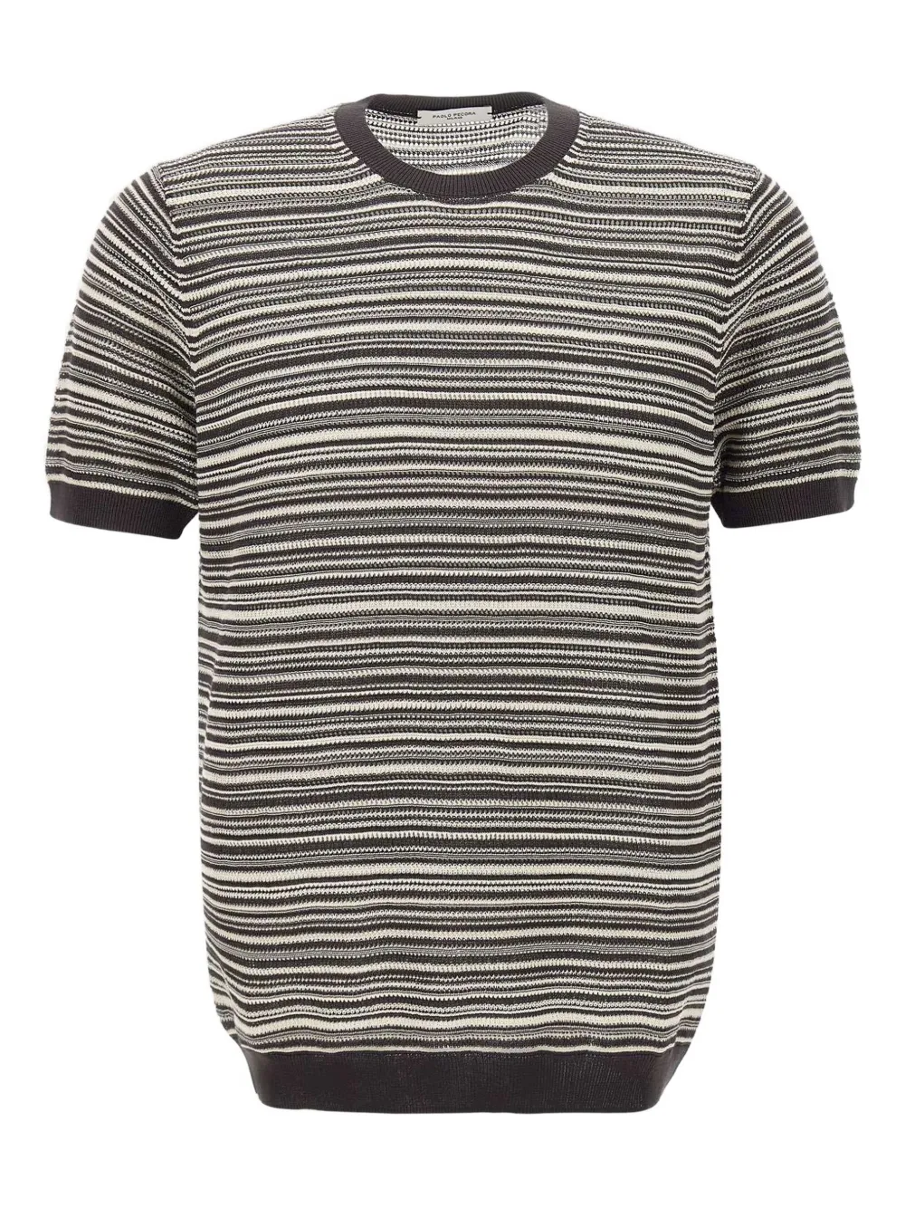 Paolo Pecora striped T-shirt | Brown | Image 1