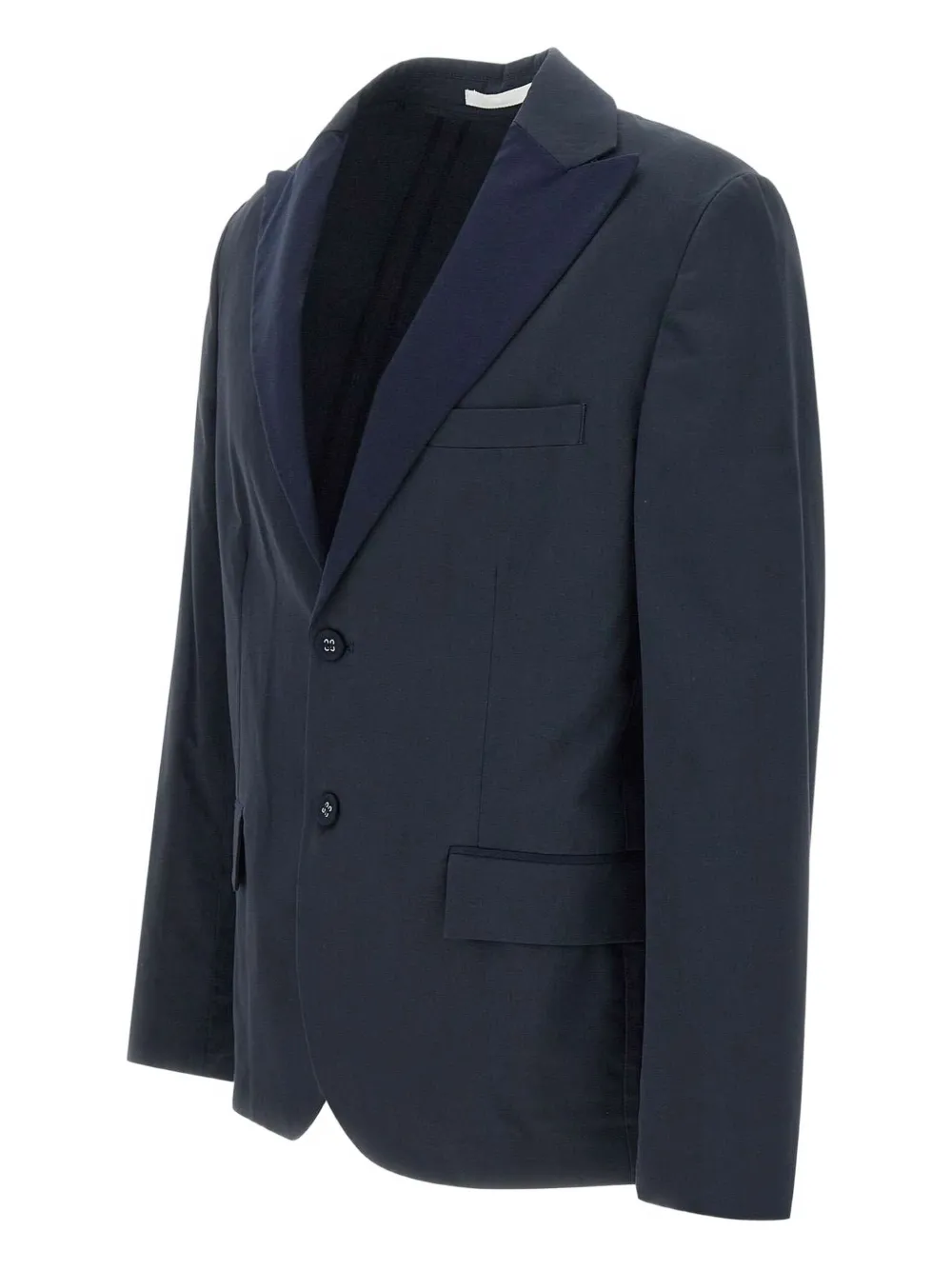 Paolo Pecora Blazer met enkele rij knopen Blauw