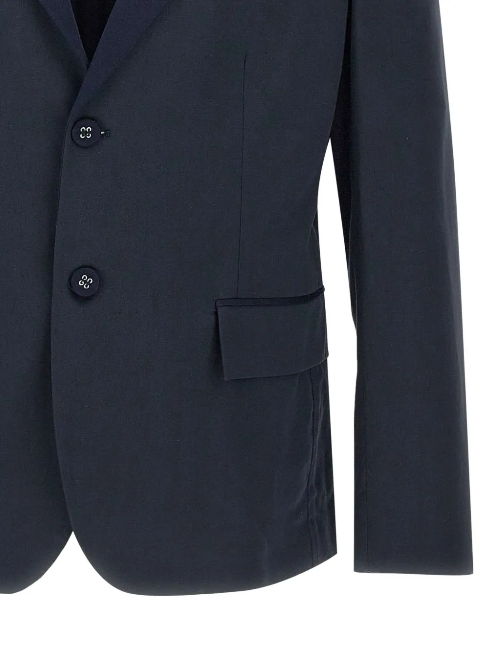 Paolo Pecora Blazer met enkele rij knopen Blauw