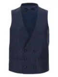 Corneliani double-breasted waistcoat - Blue