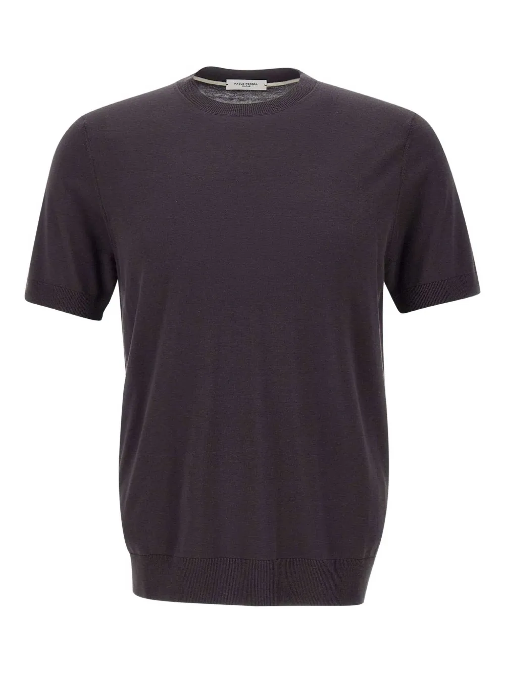 Paolo Pecora silk-blend T-shirt | Brown | Image 1