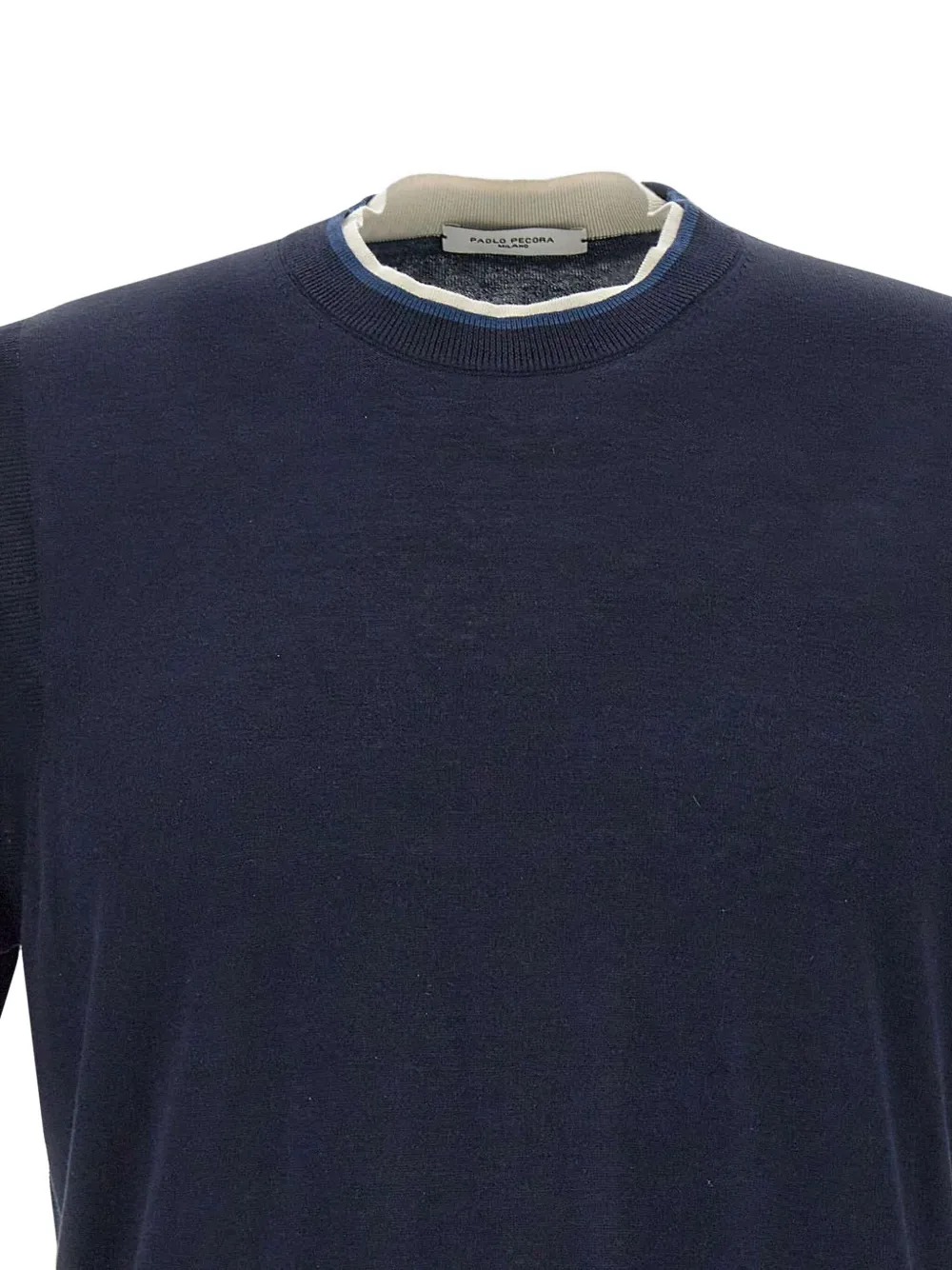 Tシャツ・カットソー PAOLO PECORA Men T-shirt Blue F1414138 6685 Paolo Pecora silk-blend T-shirt | Blue | FARFETCH