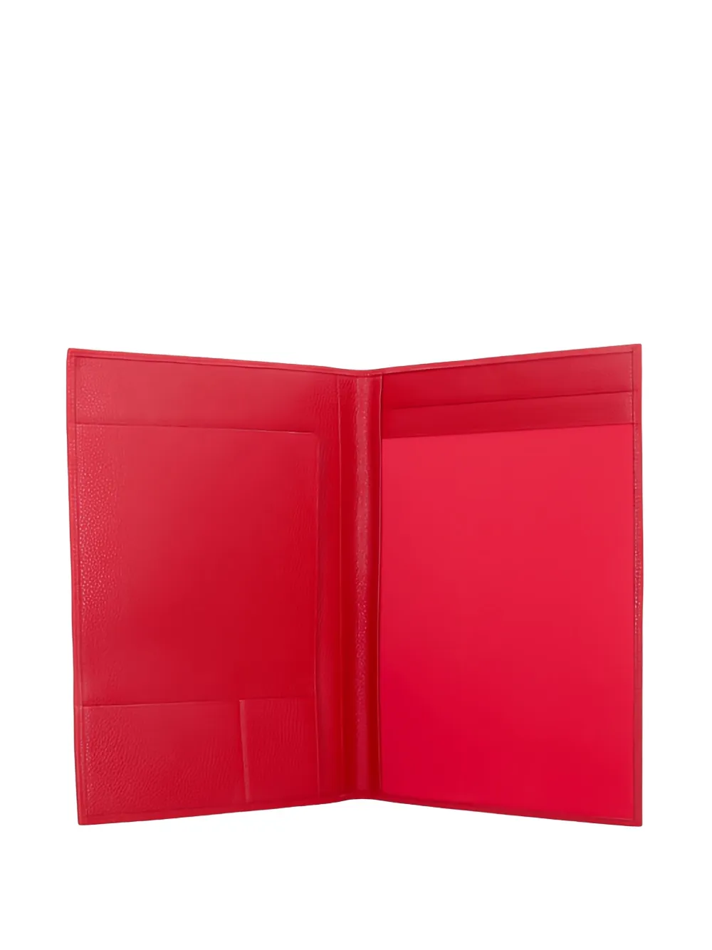 Longchamp leather notepad cover Rood