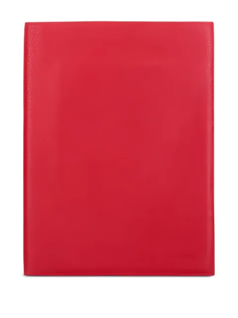 Longchamp leather notepad cover