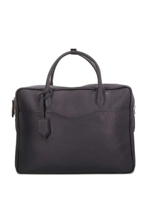Longchamp leather laptop bag