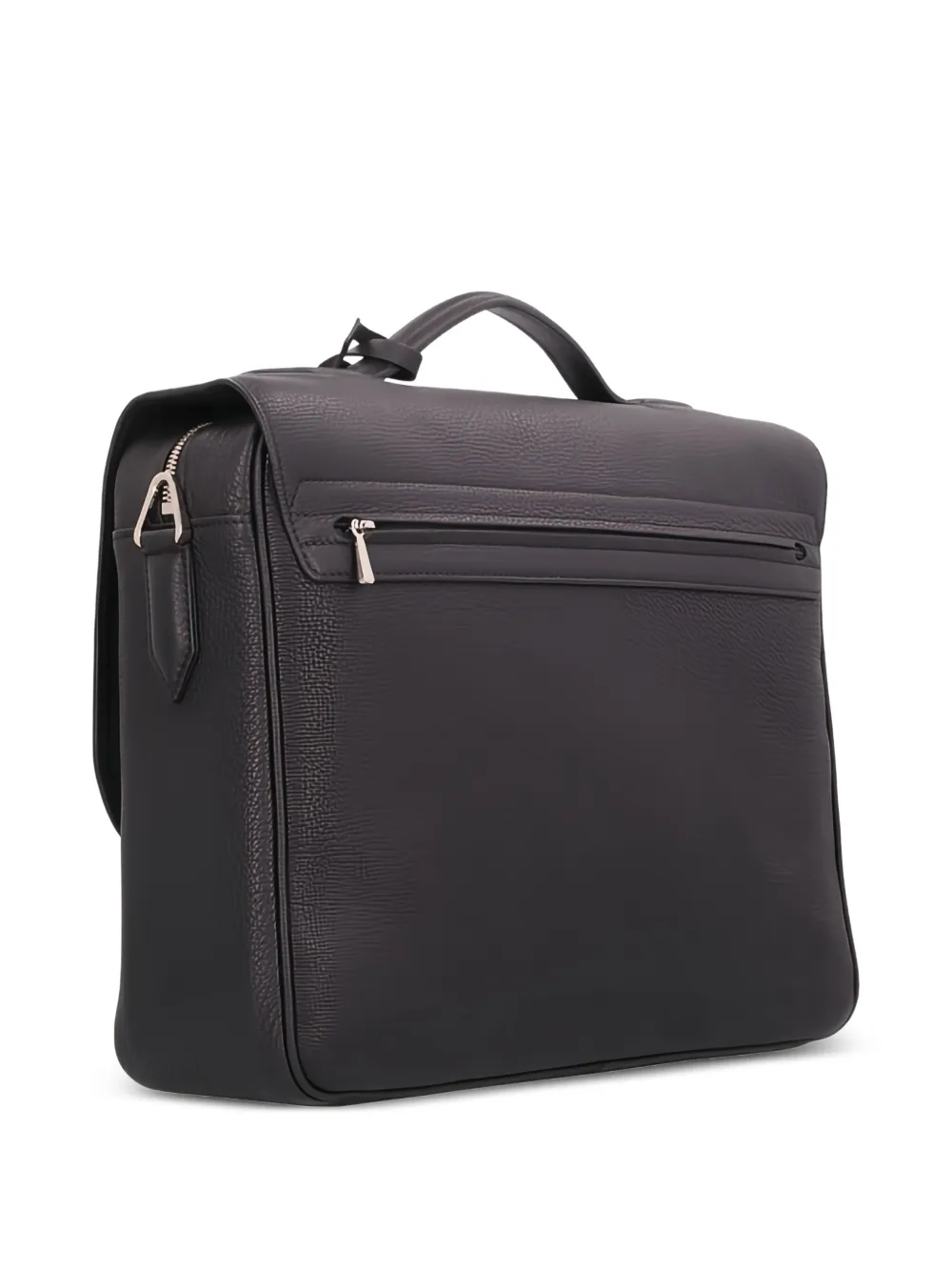 Longchamp Ulysse leather briefcase - Zwart