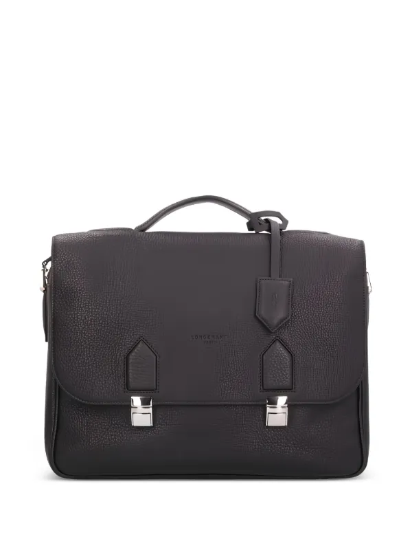 Longchamp Ulysse レザービジネスバッグ | ブラック | FARFETCH JP