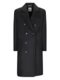PT Torino double-breasted coat - Black