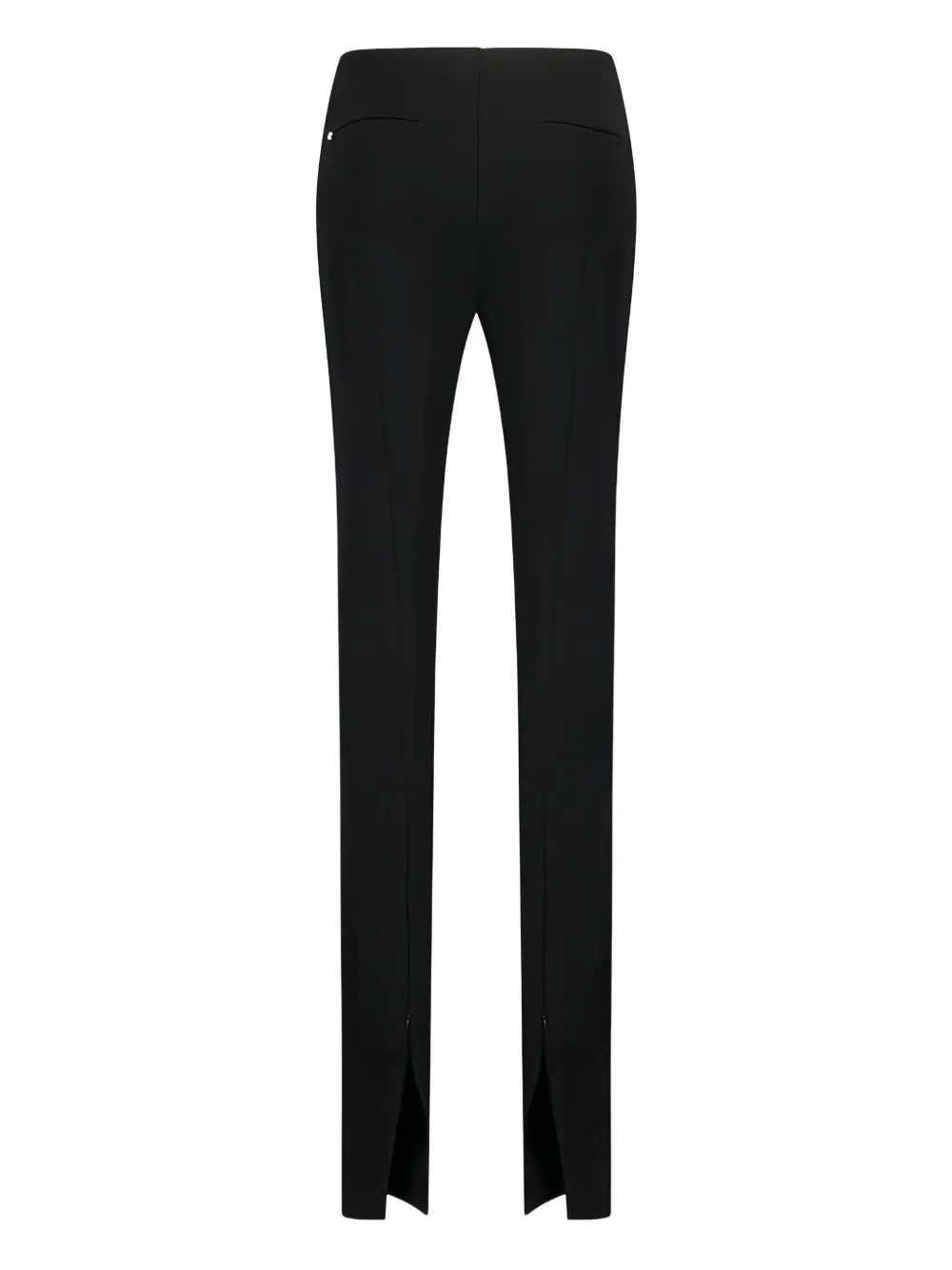 Sportmax split-hem trousers - Zwart
