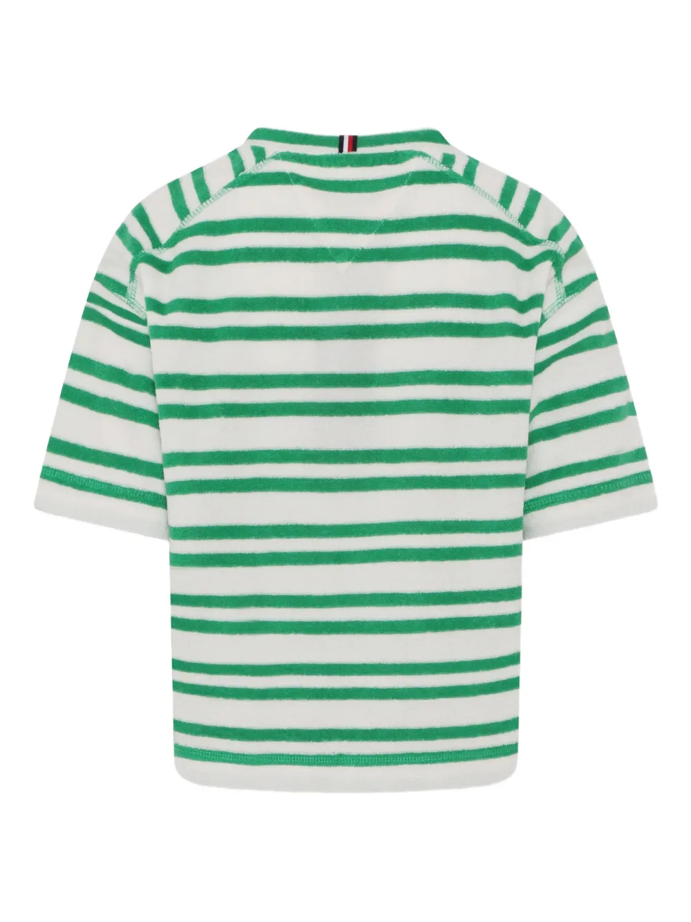 Tommy Hilfiger Junior haut rayé à manches courtes | T-shirts | Image 2