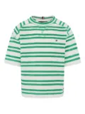 Tommy Hilfiger Junior striped short-sleeve top - White